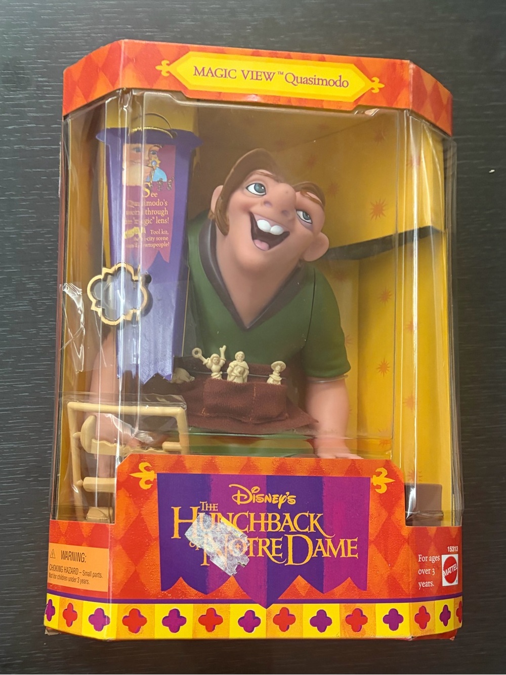 Disney Hunchback of Notre Dame Quasimoto Figure 1995 New But Damaged Box